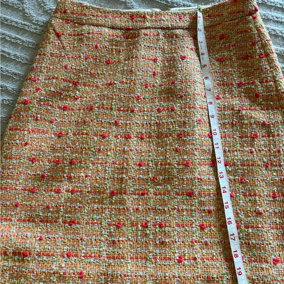 Kate spade tweed Pamela neon skirt 8 - Picture 12 of 12